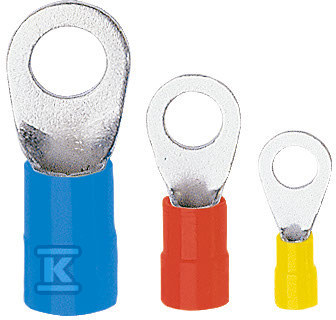 Oczkowa koncówka kablowa izolowana KOE_8-50 /50opk/ KOE_8-50/50