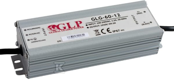 Zasilacz LED GLP 12V 5A 60W GLG-60-12