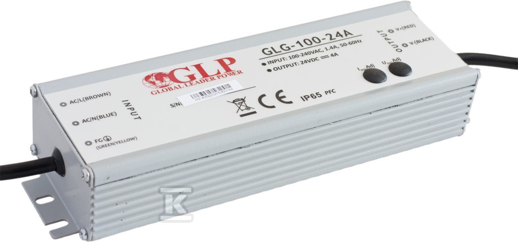 Zasilacz LED GLP 24V 4A 100W GLG-100-24A - obrazek 1