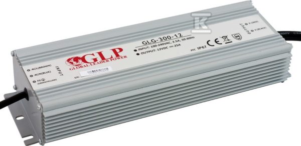 Zasilacz LED GLP 12V 25A 300W GLG-300-12