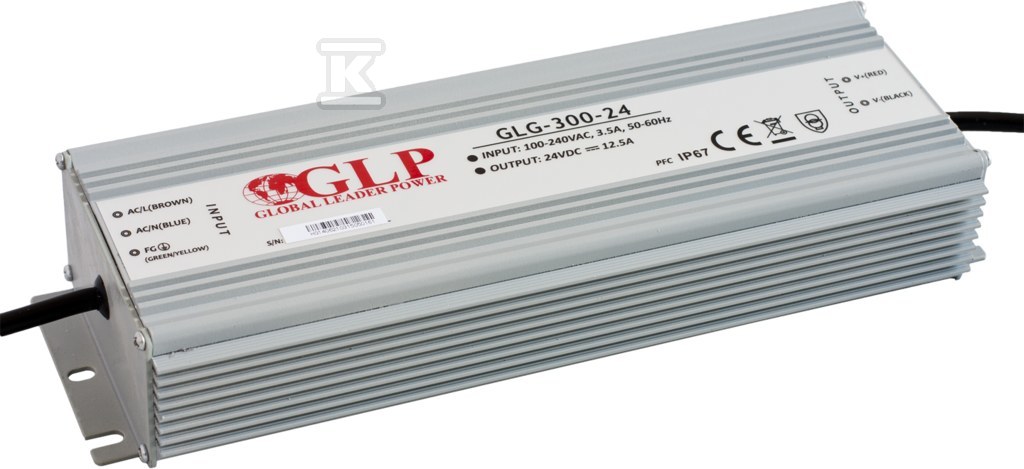 Zasilacz LED GLP 24V 12,5A 300W GLG-300-24 - obrazek 1