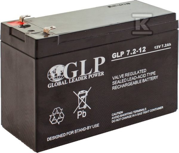 Akumulator VRLA AGM 12V/7.2Ah T1 GLP 7.2-12