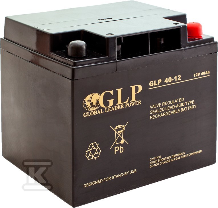 Akumulator VRLA AGM 12V/40Ah M6 GLP 40-12 - obrazek 1