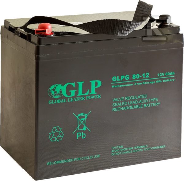 Akumulator VRLA GEL 12V/80Ah M8 GLPG 80-12