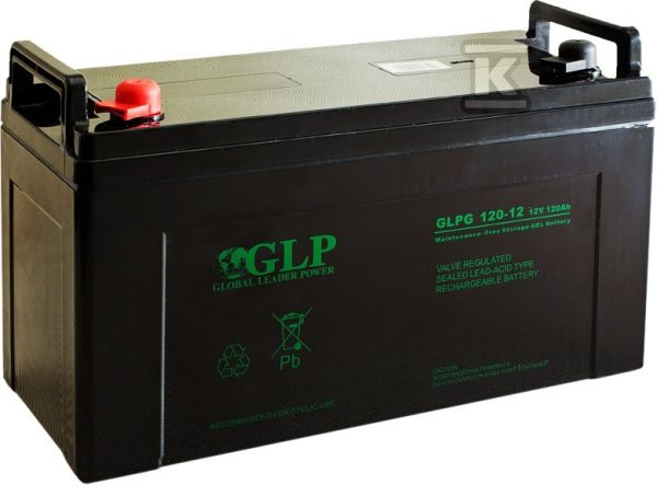 Akumulator VRLA GEL 12V/120Ah M8 GLPG 120-12
