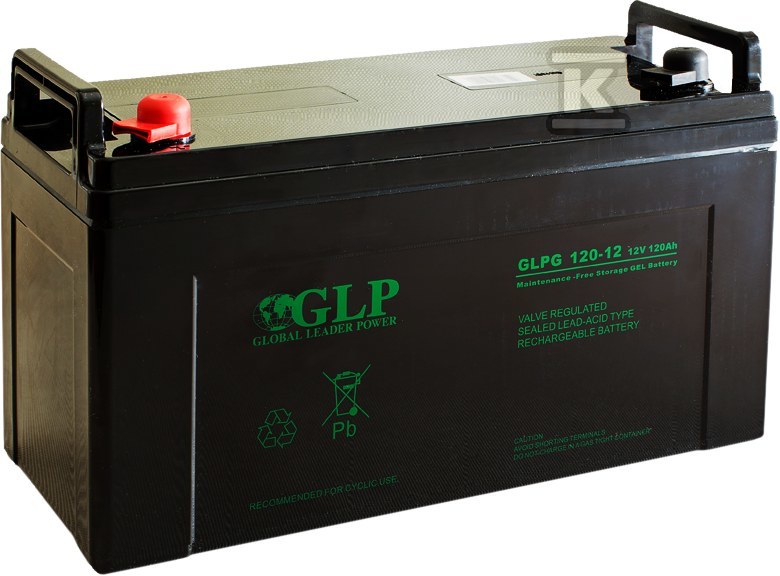 Akumulator VRLA GEL 12V/120Ah M8 GLPG 120-12 - obrazek 1