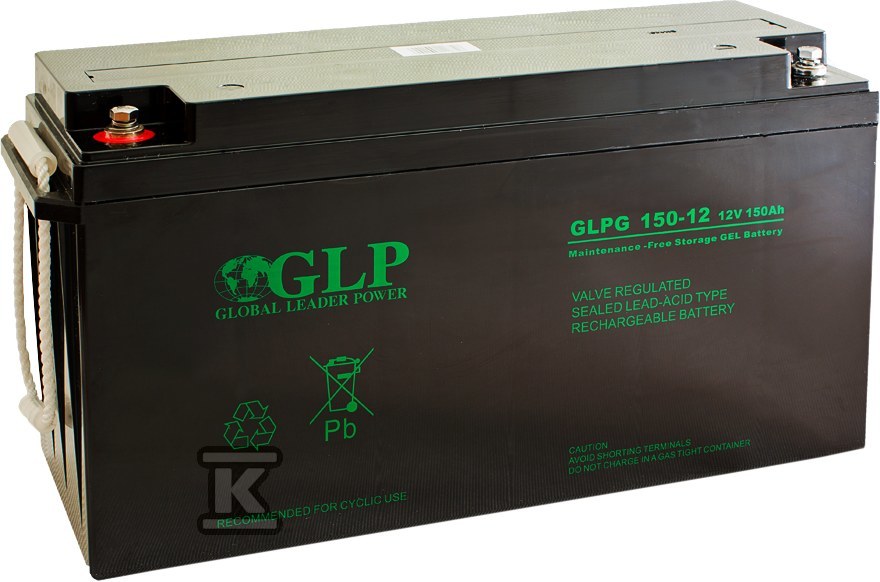 Akumulator VRLA GEL 12V/150Ah M8 GLPG 150-12 - obrazek 1