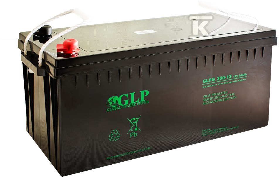 Akumulator VRLA GEL 12V/200Ah M8 GLPG 200-12 - obrazek 1