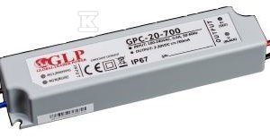 Zasilacz LED GLP 700mA/3-30V, GPC GPC-20-700 Zasilacz LED GLP 700mA/3-30V, GPC GPC-20-700
