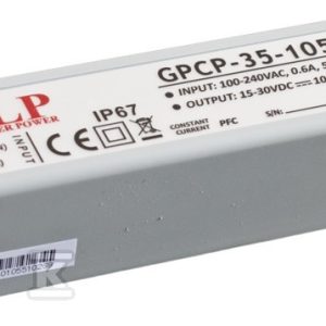 Zasilacz LED GLP 350mA/30-80V, GPCP GPCP-35-350 Zasilacz LED GLP 350mA/30-80V, GPCP GPCP-35-350