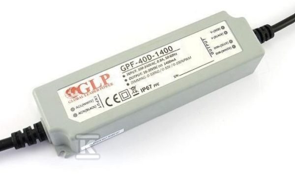 Zasilacz LED GLP 1400mA/18-30V, GPF GPF-40D-1400