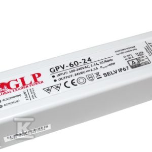 Zasilacz LED GLP 24V, 2,5A, 60W GPV-60-24 Zasilacz LED GLP 24V, 2,5A, 60W GPV-60-24