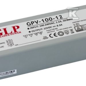 Zasilacz LED GLP 36V 2,8A 100W GPV-100-36 Zasilacz LED GLP 36V 2,8A 100W GPV-100-36