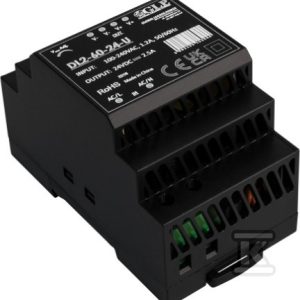 Zasilacz DL2-60-12-U o mocy 54W, stałonapięciowy zasilacz na szynę DIN w II klasie izolacji Zasilacz DL2-60-12-U o mocy 54W, stałonapięciowy zasilacz na szynę DIN w II klasie izolacji