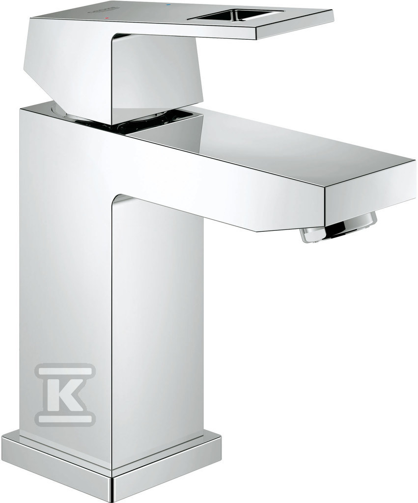 Bateria umywalkowa Eurocube Rozmiar S, chrom, głowica ceramiczna 28 mm, ogranicznik przepływu 5,7 l/min, system szybkiego montażu 2313200E - obrazek 1