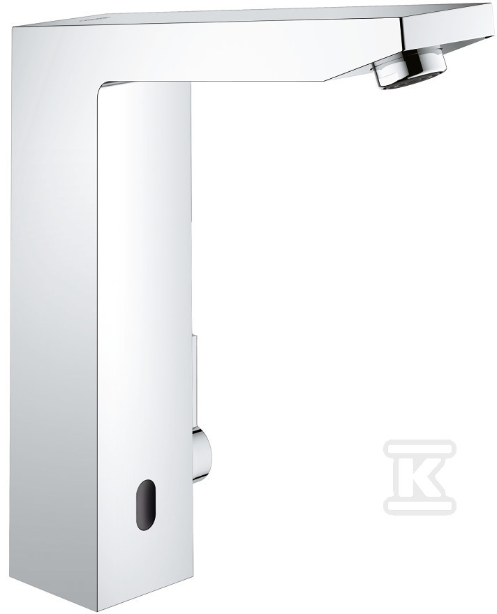 Bateria umywalkowa Eurocube E, 1/2", chrom, z podczerwienią, mieszacz, regulator temperatury, transformator 100-230V AC 36440000 - obrazek 1