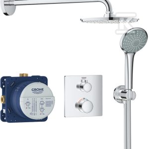 Zestaw prysznicowy podtynkowy Grohtherm, Rainshower Cosmopolitan 210, chrom 34734000