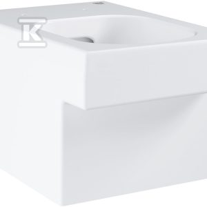 Miska WC wisząca Cube Ceramics, biała, bez kołnierza, PureGuard, ukryte mocowania 3924500H Miska WC wisząca Cube Ceramics, biała, bez kołnierza, PureGuard, ukryte mocowania 3924500H