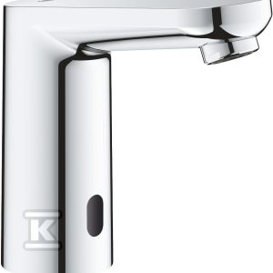 Bateria umywalkowa elektroniczna na podczerwień Eurosmart Cosmopolitan E 1/2″, Rozmiar L, chrom, z mieszaczem i regulowanym ogranicznikiem temperatury, ogranicznik przepływu 5,7 l/min, zasilana baterią 36330002 Bateria umywalkowa elektroniczna na podczerwień Eurosmart Cosmopolitan E 1/2″, Rozmiar L, chrom, z mieszaczem i regulowanym ogranicznikiem temperatury, ogranicznik przepływu 5,7 l/min, zasilana baterią 36330002