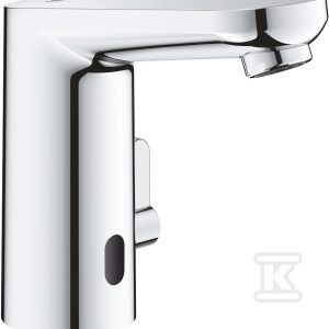 Bateria umywalkowa elektroniczna na podczerwień Eurosmart Cosmopolitan E 1/2″, chrom, z mieszaczem i regulowanym ogranicznikiem temperatury, ogranicznik przepływu 5,7 l/min, zasilana sieciowo 36325002 Bateria umywalkowa elektroniczna na podczerwień Eurosmart Cosmopolitan E 1/2″, chrom, z mieszaczem i regulowanym ogranicznikiem temperatury, ogranicznik przepływu 5,7 l/min, zasilana sieciowo 36325002