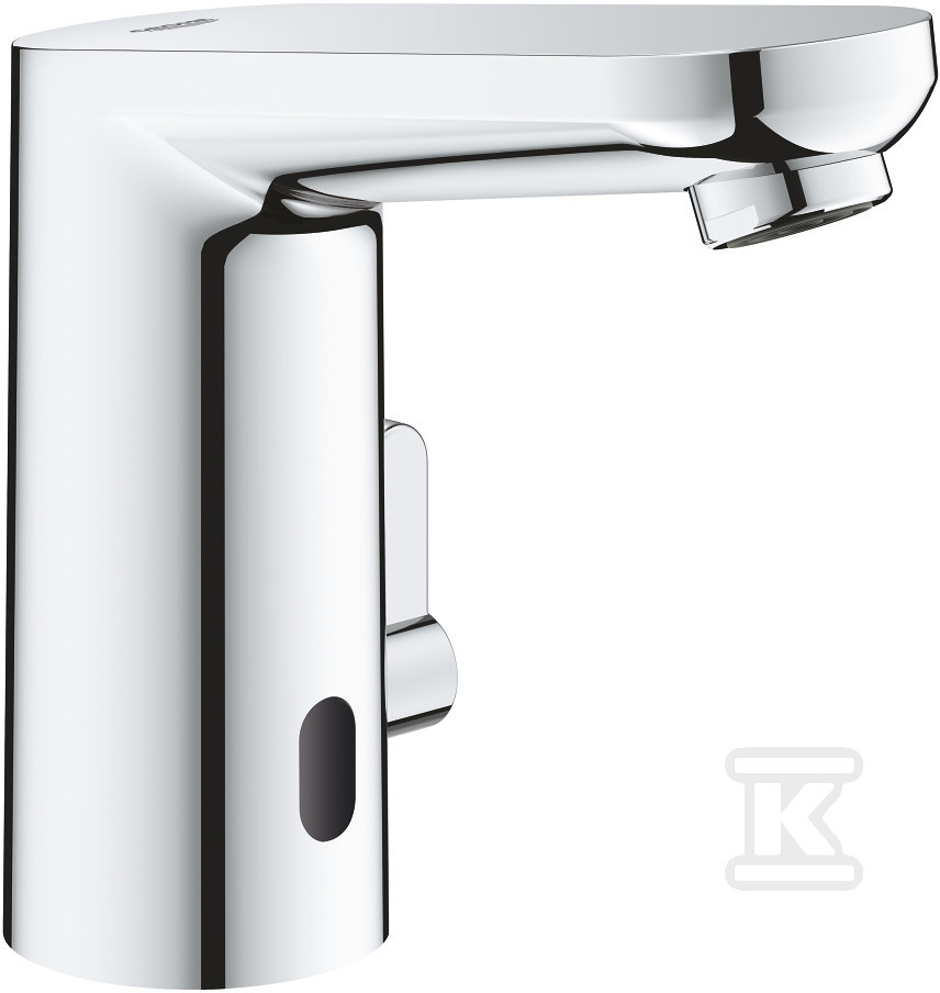Bateria umywalkowa elektroniczna na podczerwień Eurosmart Cosmopolitan E 1/2", chrom, z mieszaczem i regulowanym ogranicznikiem temperatury, ogranicznik przepływu 5,7 l/min, zasilana sieciowo 36325002 - obrazek 1