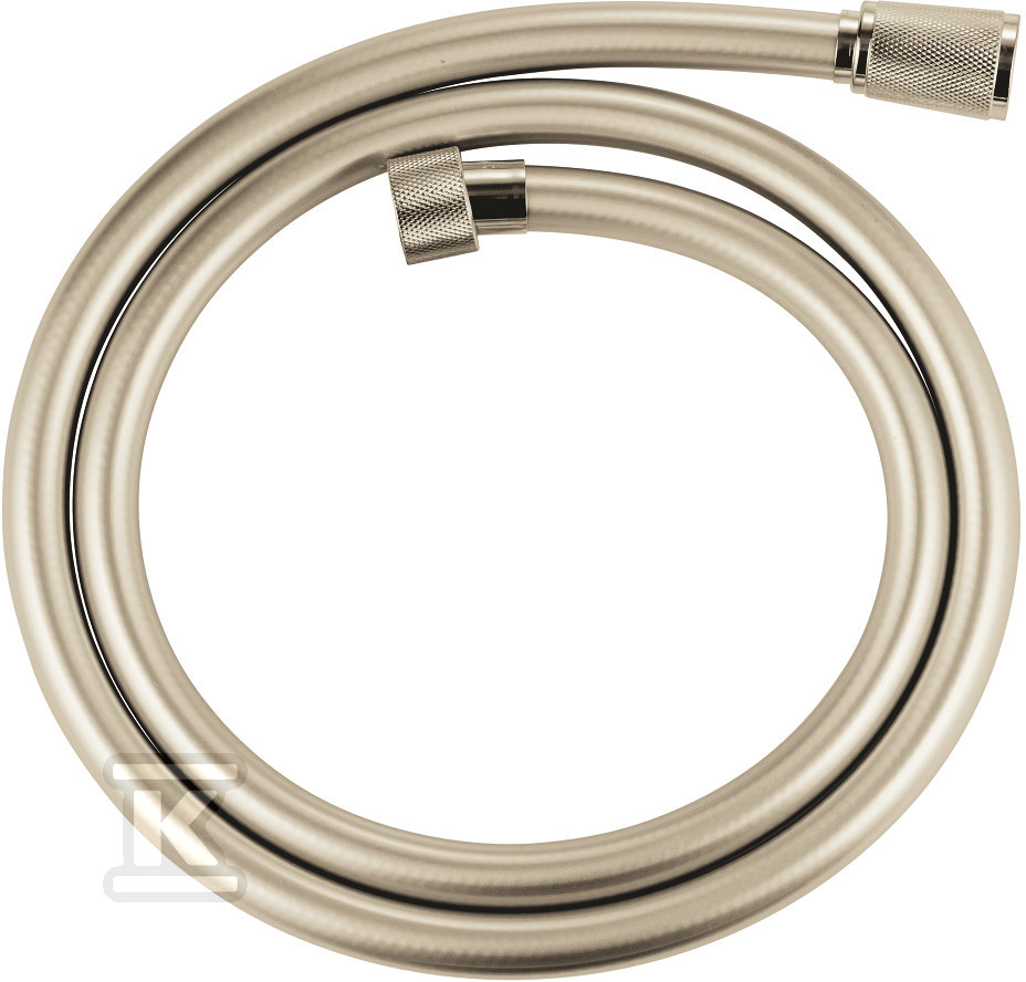Silverflex Wąż prysznicowy, polished nickel, 1250 mm, radełkowane nakrętki, zabezpieczony przed skręcaniem 28362BE1 - obrazek 1