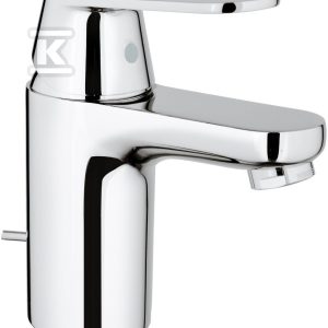 Bateria umywalkowa Eurosmart Cosmopolitan Rozmiar S, chrom, głowica ceramiczna 35 mm, ogranicznik przepływu 5,7 l/min, zestaw odpływowy z drążkiem 3282500E Bateria umywalkowa Eurosmart Cosmopolitan Rozmiar S, chrom, głowica ceramiczna 35 mm, ogranicznik przepływu 5,7 l/min, zestaw odpływowy z drążkiem 3282500E