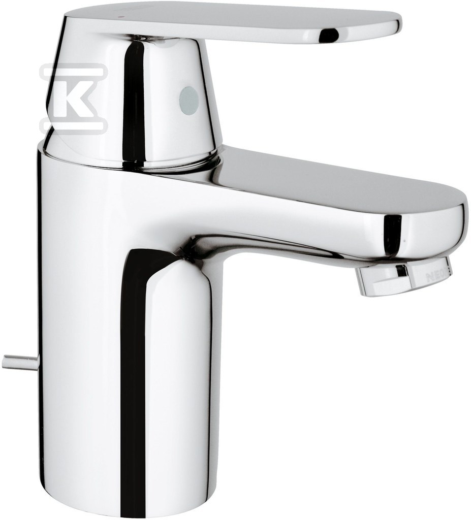 Bateria umywalkowa Eurosmart Cosmopolitan Rozmiar S, chrom, głowica ceramiczna 35 mm, ogranicznik przepływu 5,7 l/min, zestaw odpływowy z drążkiem 3282500E - obrazek 1