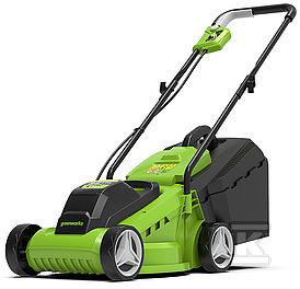 Kosiarka akumulatorowa 33 cm Greenworks GD24LM33 + bateria 4Ah + ładowarka 24V DLU456