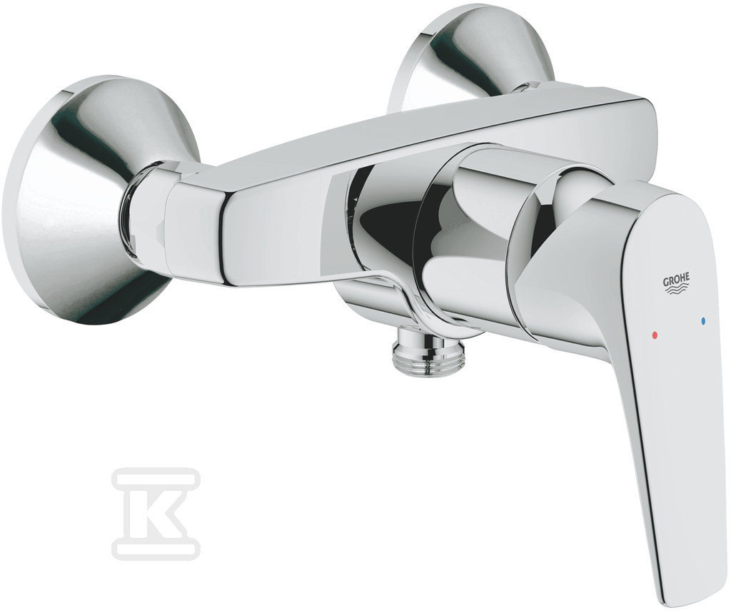 Bateria prysznicowa BauFlow OHM Shower Exp ścienna chrom 23755000 - obrazek 1