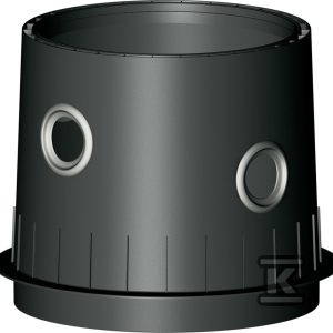 Nadbudowa teleskopowa MAXI-160 D600 H600, wloty DN160, z uszczelką, do zbiornika CARAT XL od poj. 8500L i PLATIN XL od poj. 10000L, kolor czarny 371018 Nadbudowa teleskopowa MAXI-160 D600 H600, wloty DN160, z uszczelką, do zbiornika CARAT XL od poj. 8500L i PLATIN XL od poj. 10000L, kolor czarny 371018