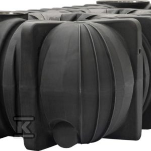 Zbiornik podziemny na deszczówkę PEHD PLATIN XL 10000L, płaski, bez nadbudowy, kolor czarny 390822