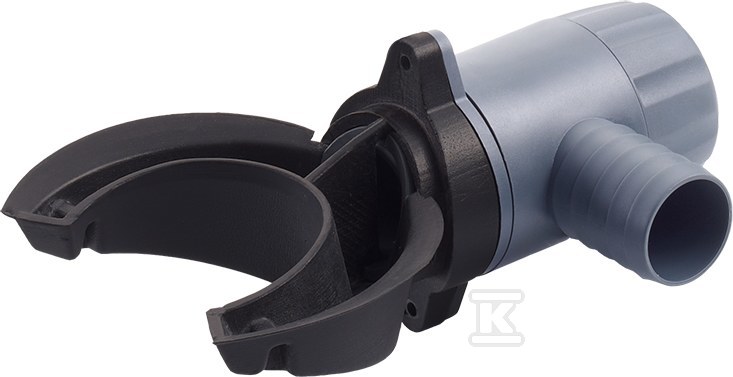 Łapacz wody deszczowej RAPIDO do rur spustowych DN70-100 szary 503070 - obrazek 1