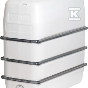 Cysterna/zbiornik magazynowy PEHD 1500L, do stosowania wewnątrz budynku, kolor biały 849210 Cysterna/zbiornik magazynowy PEHD 1500L, do stosowania wewnątrz budynku, kolor biały 849210