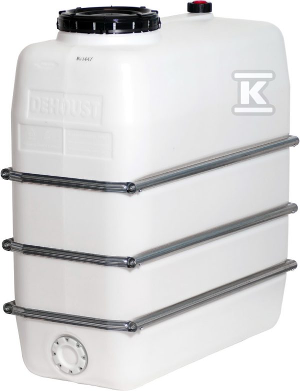 Cysterna/zbiornik magazynowy PEHD 1500L, do stosowania wewnątrz budynku, kolor biały 849210