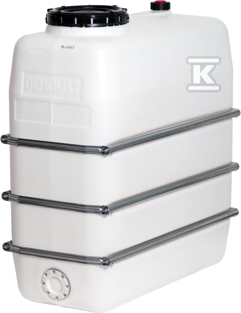 Cysterna/zbiornik magazynowy PEHD 1500L, do stosowania wewnątrz budynku, kolor biały 849210 - obrazek 1