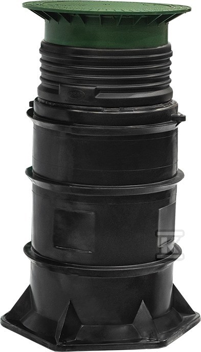 Zbiornik technologiczny / pompowni / studni chłonnej PEHD 740x600T SL-TECH D740mm, pojemność 500L, H=1660mm, podziemny, cylindryczny, nadbudowa D600 H300 (kod 371003), wersja bez pokrywy teleskopowej D600 (kod 371010) W-156-T600 - obrazek 1