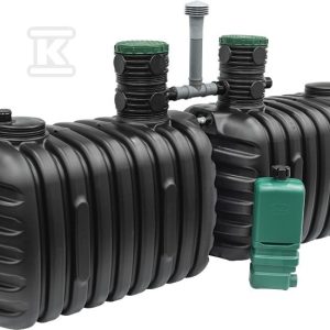 Oczyszczalnia przydomowa biologiczna ACTIBIO6 (RLM: 6 użytkowników), ze zintegrowaną pompownią IPS, technologia SBR W-201GIPS Oczyszczalnia przydomowa biologiczna ACTIBIO6 (RLM: 6 użytkowników), ze zintegrowaną pompownią IPS, technologia SBR W-201GIPS
