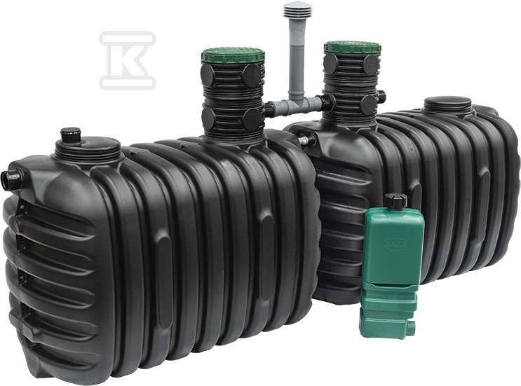 Oczyszczalnia przydomowa biologiczna ACTIBIO6 (RLM: 6 użytkowników), ze zintegrowaną pompownią IPS, technologia SBR W-201GIPS - obrazek 1