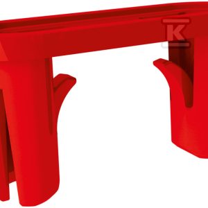 Klips mocujący do skrzynek rozsączających i płyt bazowych ECOBLOC, opk.=25 szt., kolor czerwony 402018 Klips mocujący do skrzynek rozsączających i płyt bazowych ECOBLOC, opk.=25 szt., kolor czerwony 402018