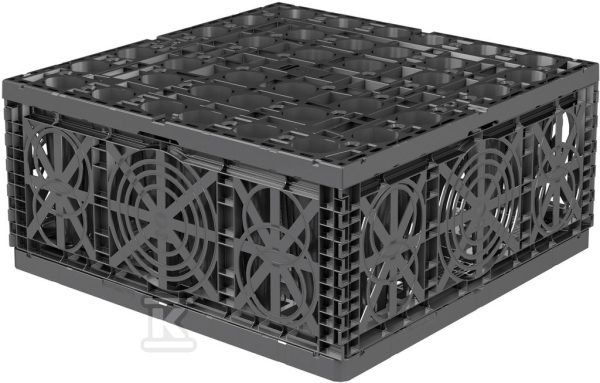 Skrzynka rozsączająca ECOBLOC Inspect Smart 211L 800x800x330mm kolor czarny 402500