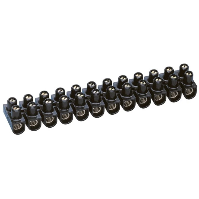 Listwa zaciskowa 12‑torowa 25mm2 czarna 034219 /10szt./ - obrazek 1