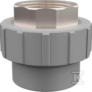 Złączka pod klucz PPRC szara 2″GW-63 GF Aquasystem 4301706325321 Złączka pod klucz PPRC szara 2″GW-63 GF Aquasystem 4301706325321