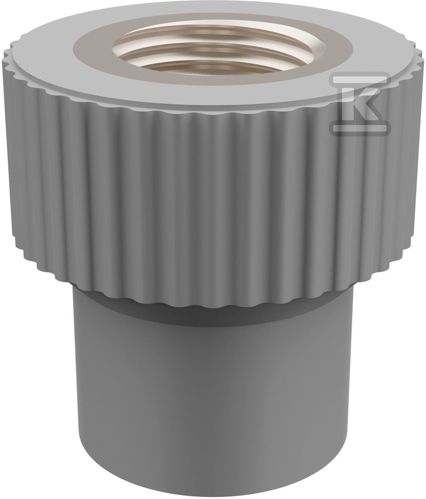 Złączka okrągła PPRC szara 1/2"GW 20 GF Aquasystem 4301702030021 - obrazek 1