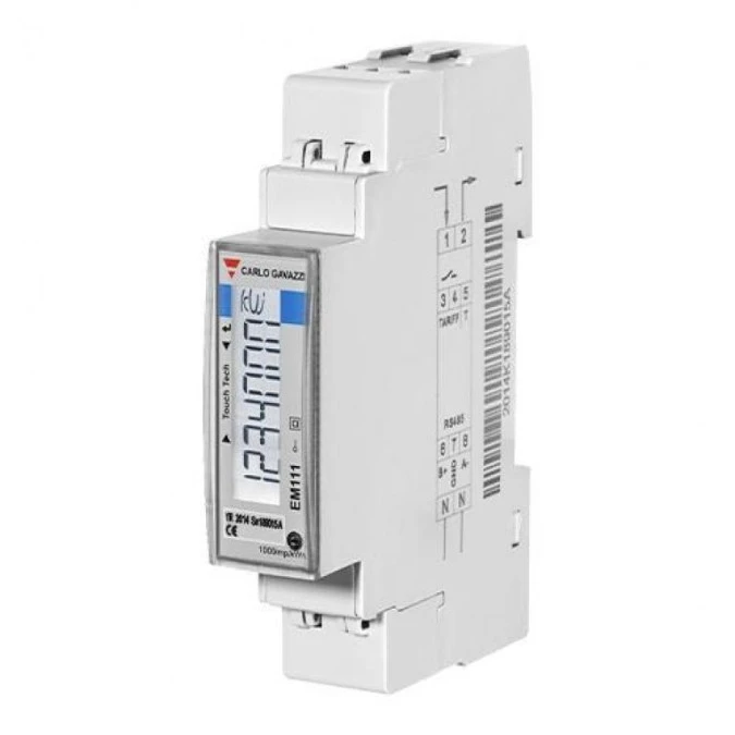 Licznik energii 1‑fazowy elektroniczny port RS485 Modbus EM111DINAV81XS1X - obrazek 1