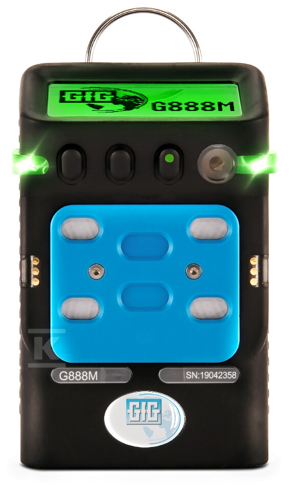 Detektor gazu przenośny Microtector III G888M/4 O2 ( 2 letni ), CO, H2S, CH4 z ładowarką Smart Charger Cap 1888100