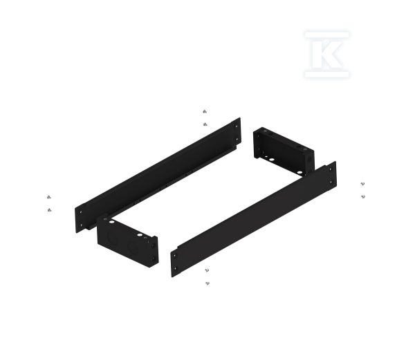 Cokół PHN1 D2.5-W3 o wysokości 100 mm RAL9005 do obudów LXN250 o szerokości 3 (800) ETI Polam 001336936