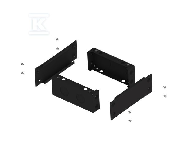 Cokół PHN1 D2.5-W1 o wysokości 100 mm RAL9005 do obudów LXN250 o szerokości 1 (300) ETI Polam 001336932