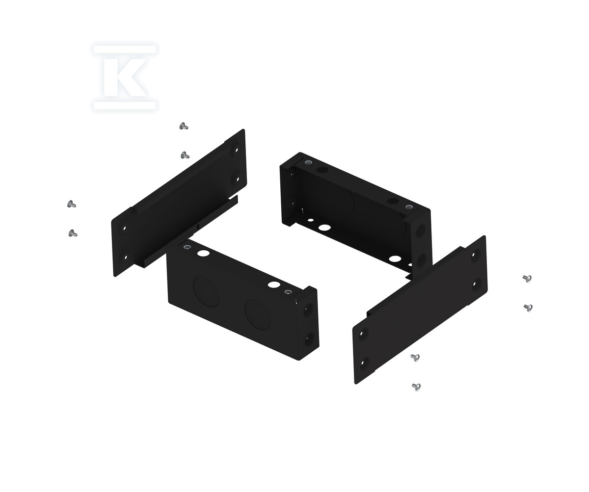 Cokół PHN1 D2.5-W1 o wysokości 100 mm RAL9005 do obudów LXN250 o szerokości 1 (300) ETI Polam 001336932 - obrazek 1