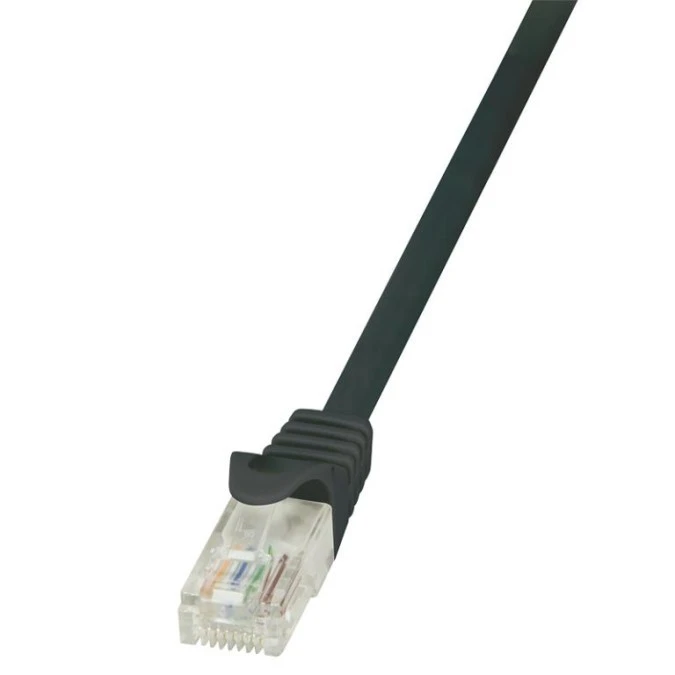 LogiLink Patchcord U/UTP czarny kat.5e PVC 3,0m. - obrazek 1